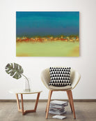 Harbor Light III by Sharon Gordon on GIANT ART - blue abstract