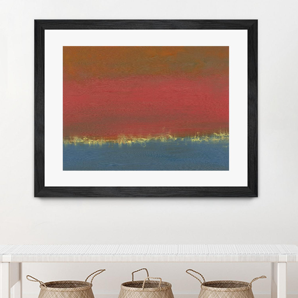 Harbor Light IV by Sharon Gordon on GIANT ART - red abstract