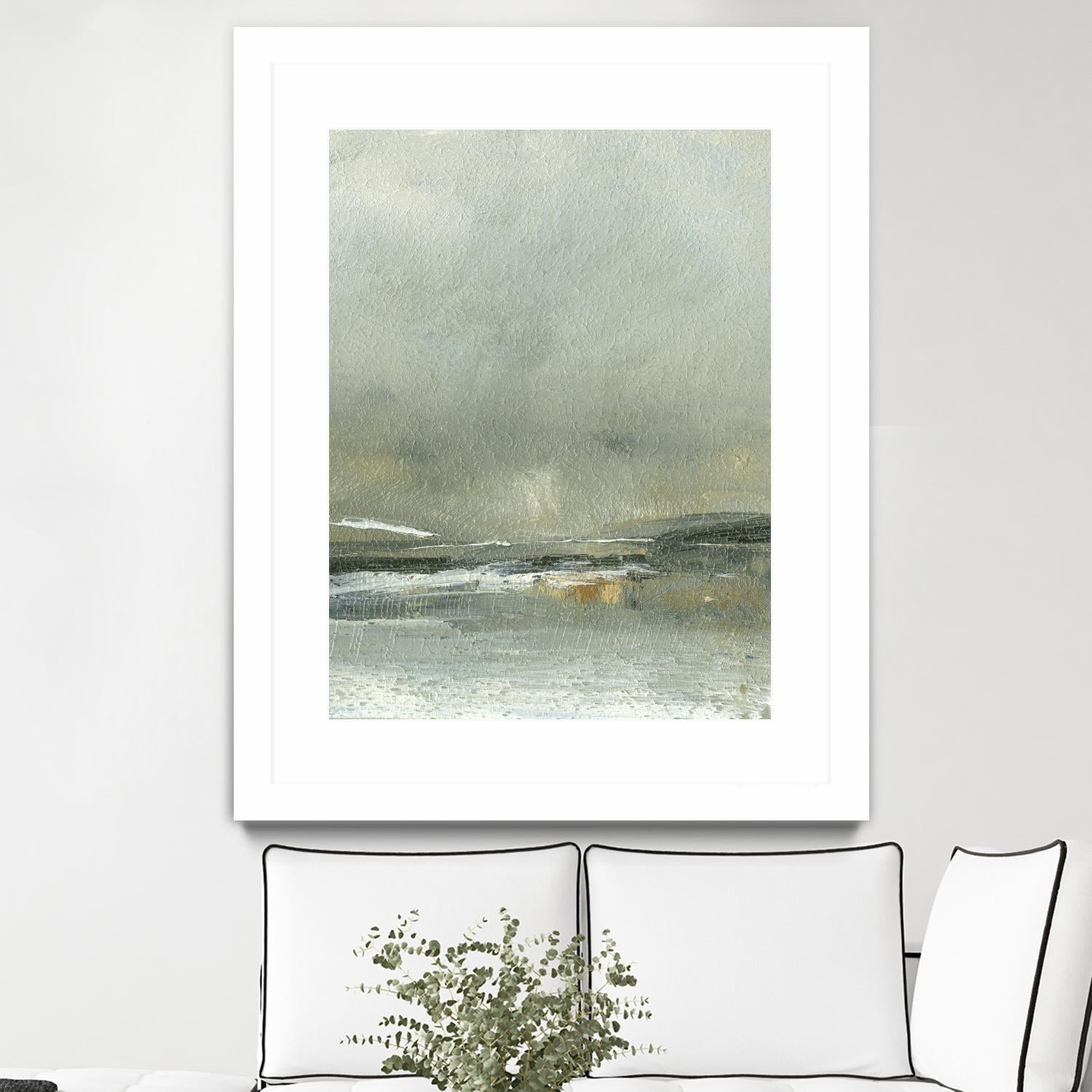 Wander IV by Sharon Gordon on GIANT ART - blue abstract