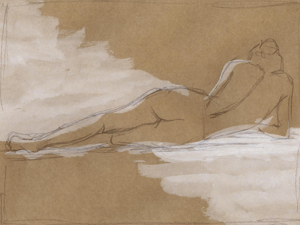 Compositional Figure Study I by Ethan Harper on GIANT ART - brown fashion