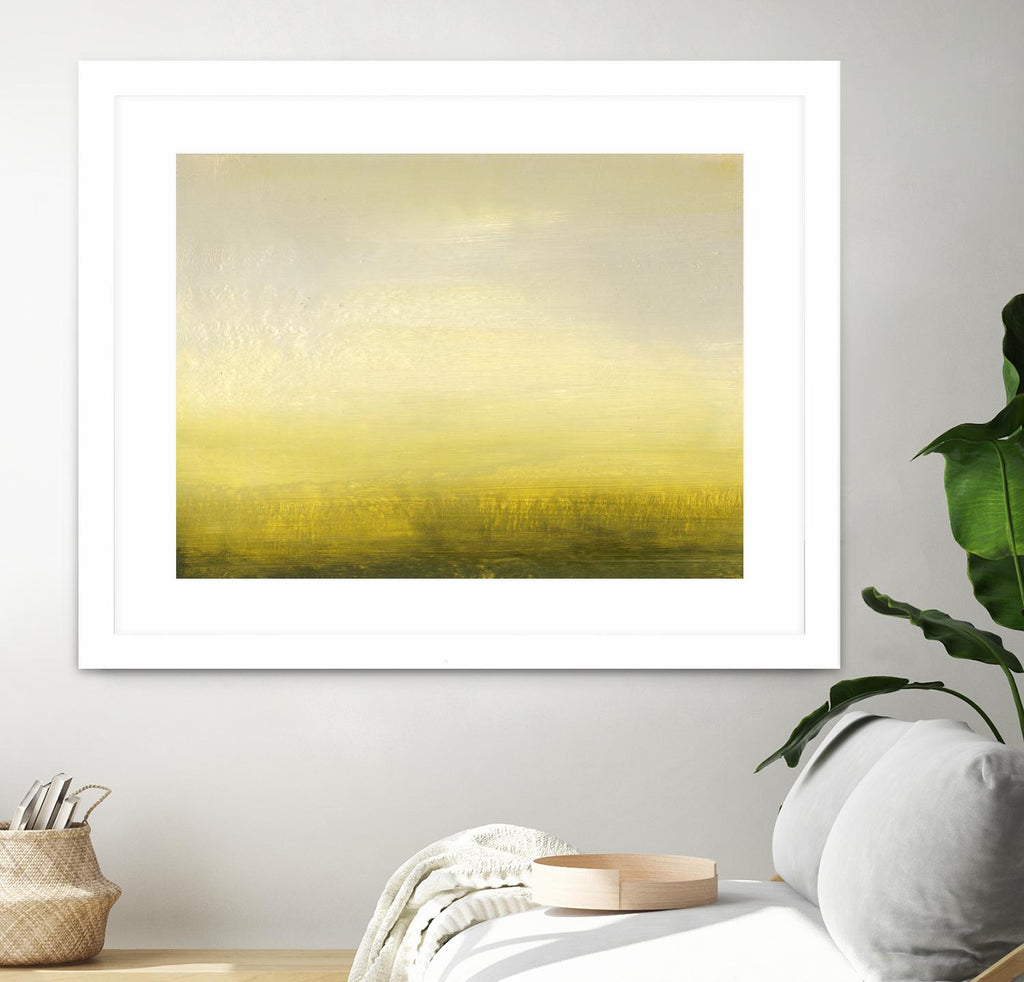 Low Country II by Sharon Gordon on GIANT ART - yellow abstract