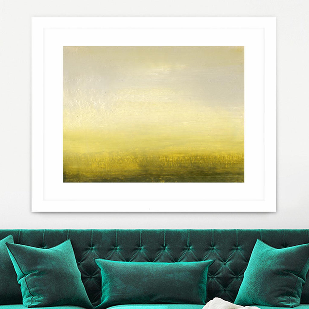 Low Country II by Sharon Gordon on GIANT ART - yellow abstract