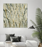 Birches V by Sharon Gordon on GIANT ART - black abstract