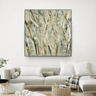 Birches V by Sharon Gordon on GIANT ART - black abstract
