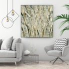 Birches V by Sharon Gordon on GIANT ART - black abstract