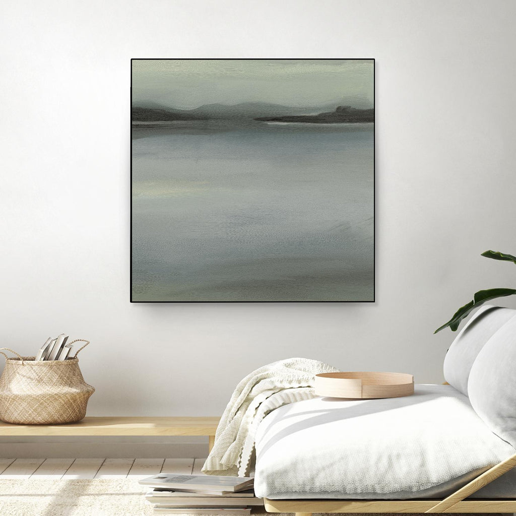 Abstract Horizon V by Ethan Harper on GIANT ART - blue abstract