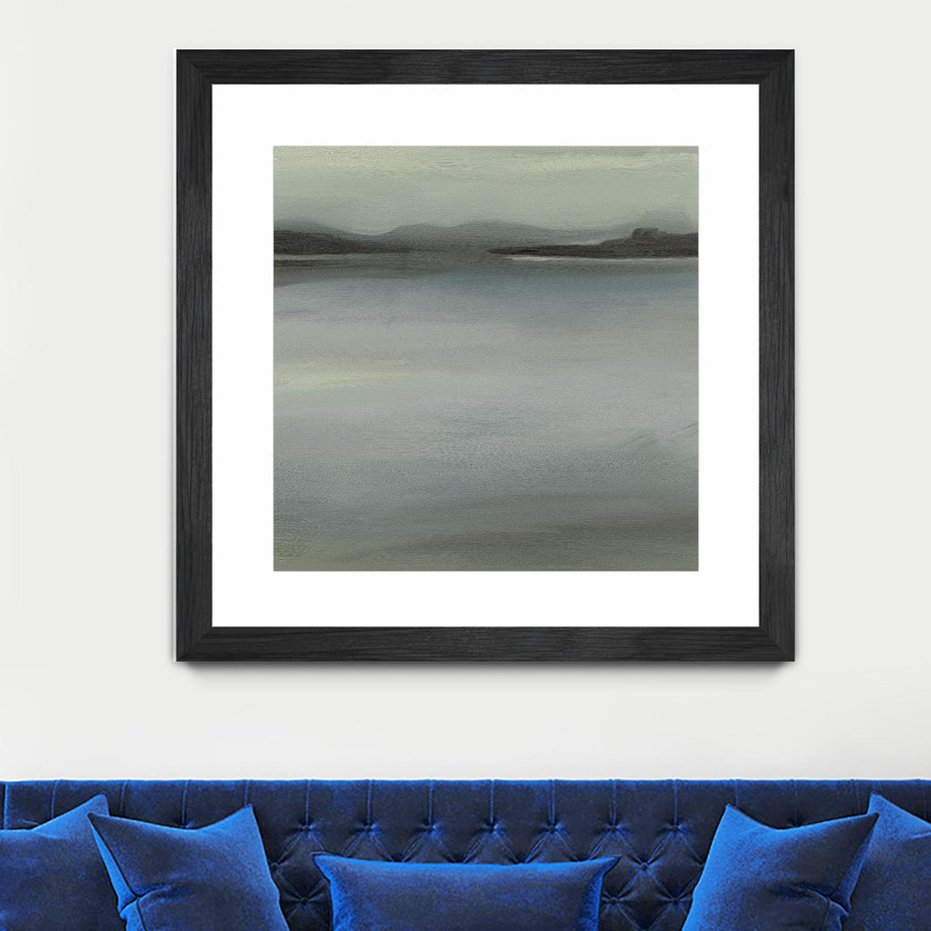 Abstract Horizon V by Ethan Harper on GIANT ART - blue abstract