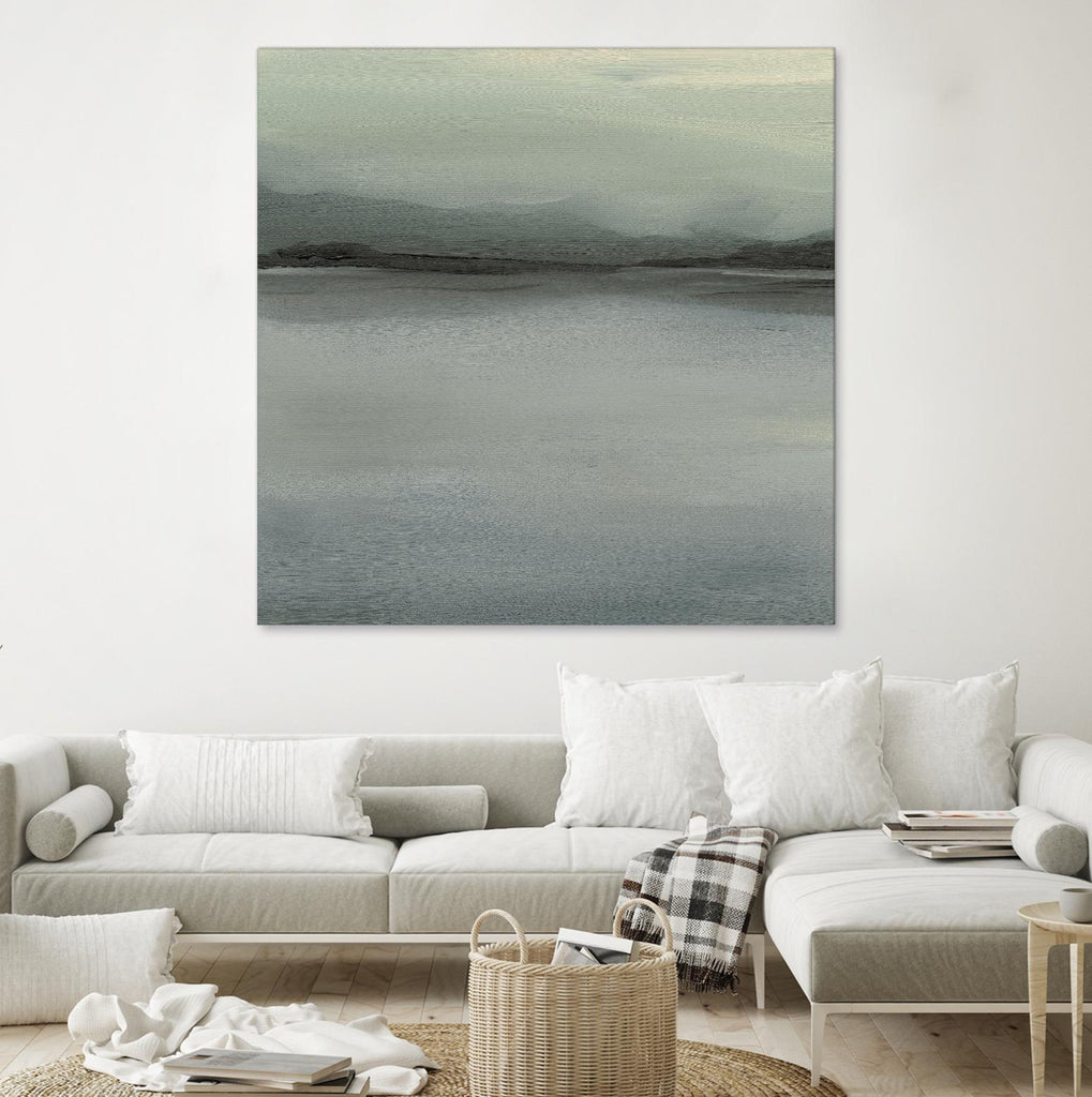Abstract Horizon VI by Ethan Harper on GIANT ART - blue abstract