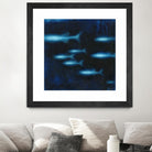 School II by Norman Wyatt on GIANT ART - blue abstract