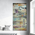 In the Mix II by Erin Ashley on GIANT ART - orange abstract