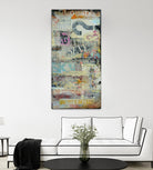 In the Mix II by Erin Ashley on GIANT ART - orange abstract