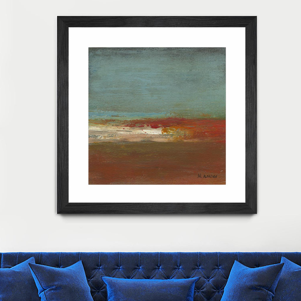 Sea Horizon III de Willie Green-Aldridge sur GIANT ART - abstrait bleu
