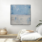 Silver Aura by Erin Ashley on GIANT ART - blue abstract