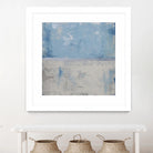 Silver Aura by Erin Ashley on GIANT ART - blue abstract