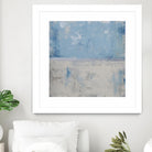 Silver Aura by Erin Ashley on GIANT ART - blue abstract