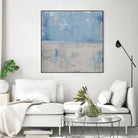 Silver Aura by Erin Ashley on GIANT ART - blue abstract