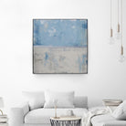 Silver Aura by Erin Ashley on GIANT ART - blue abstract