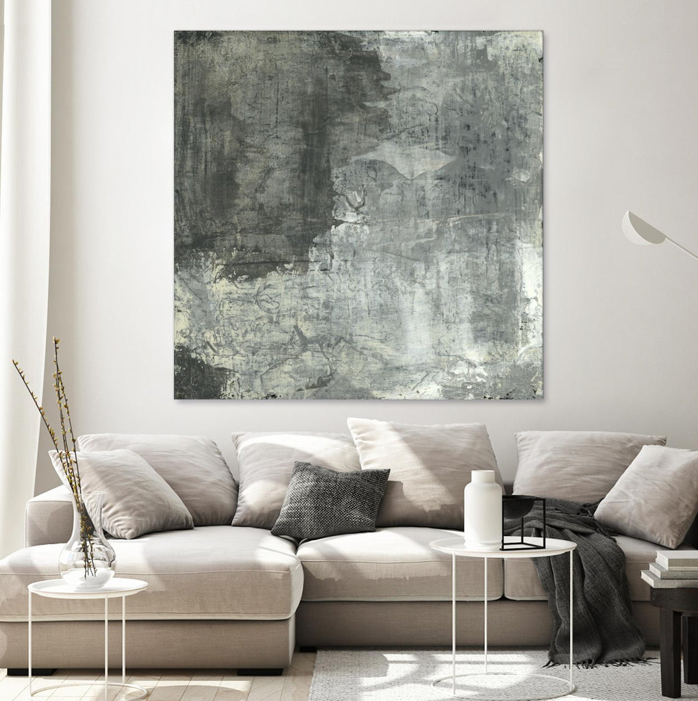 Gray Abstract II by Elena Ray on GIANT ART - black abstract