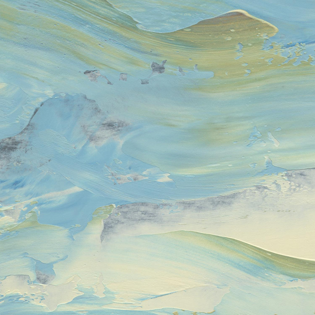 Waters Edge III par Alicia Ludwig sur GIANT ART - abstrait vert