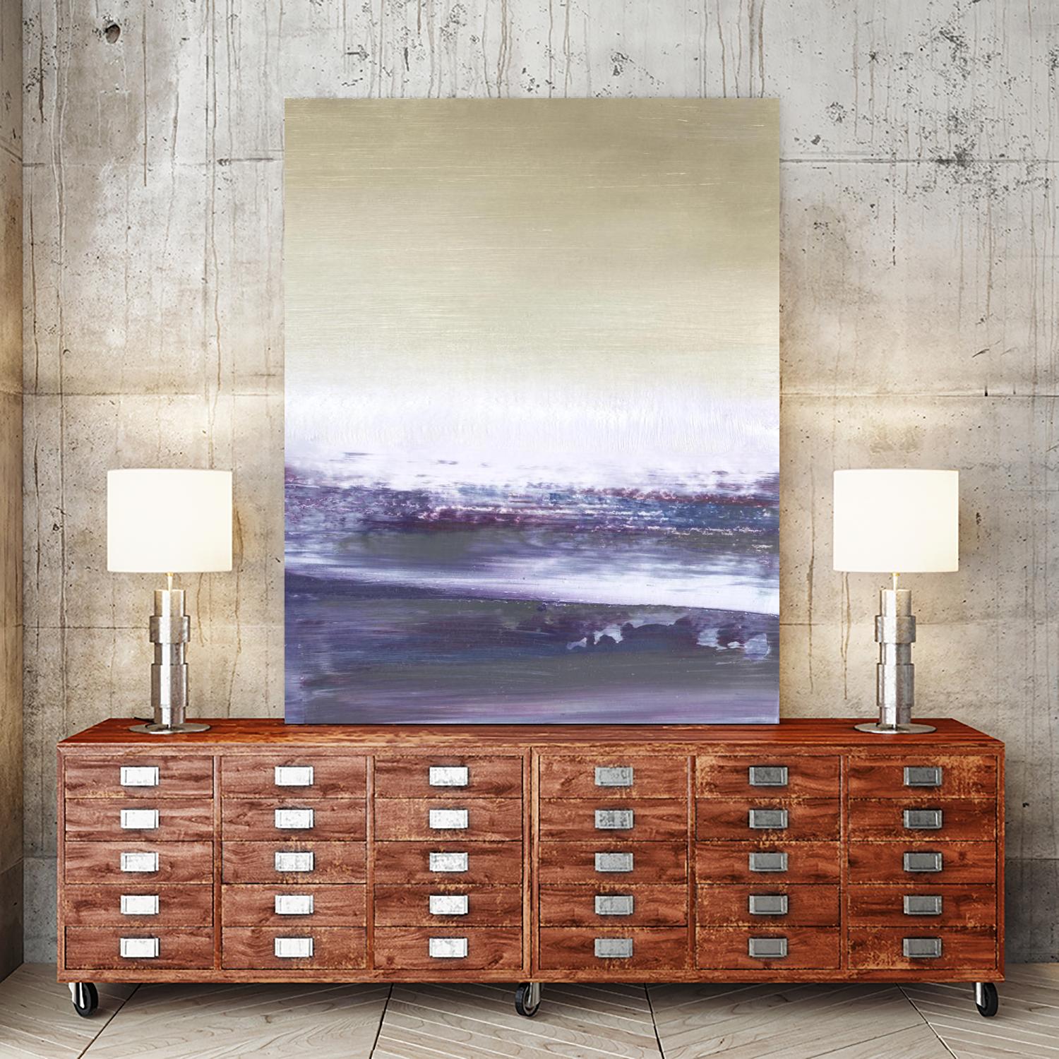 Amethyst Sea II by Sharon Gordon on GIANT ART - pink abstract