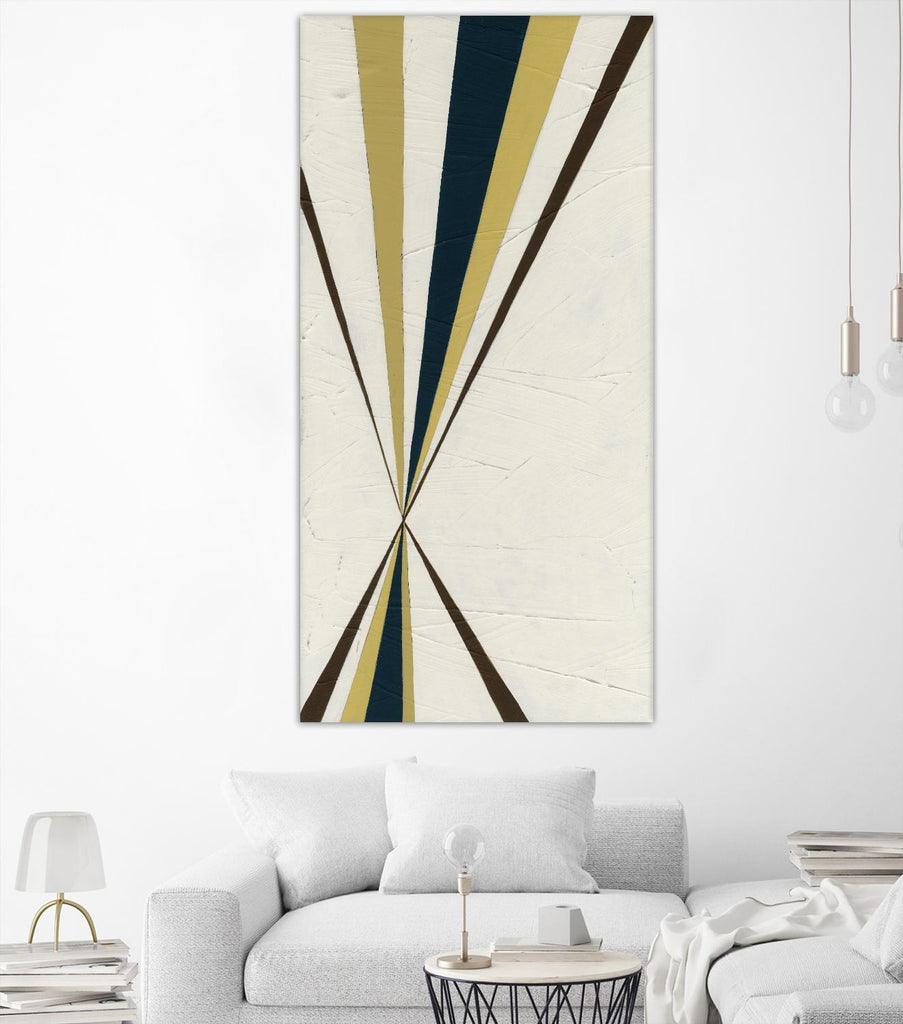 Vanishing Point II by June Erica Vess on GIANT ART - beige abstract geometrical