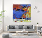 New England Autumn by Janet Bothne on GIANT ART - blue abstract