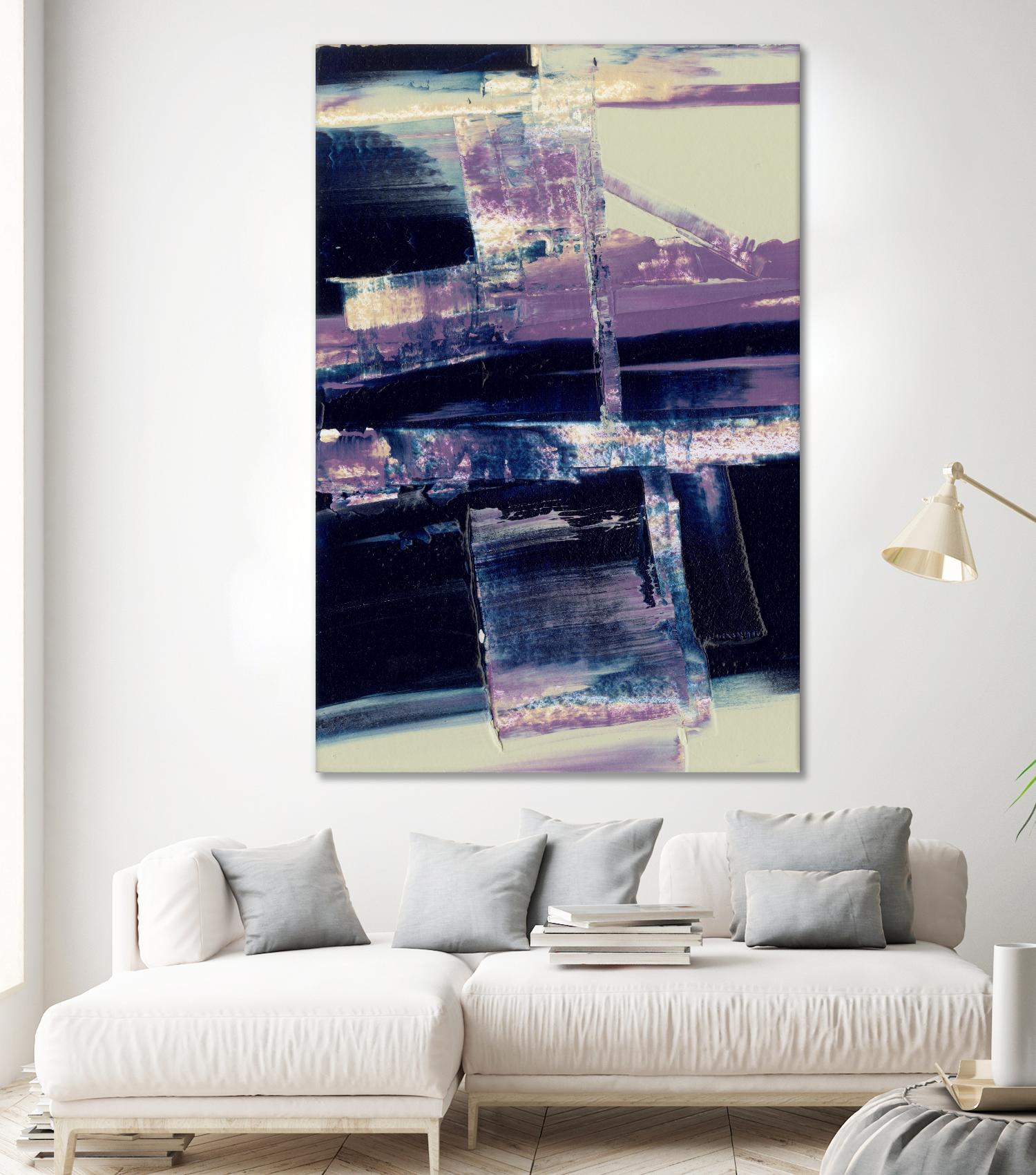 Violet Fusion I by Sharon Gordon on GIANT ART - pink abstract