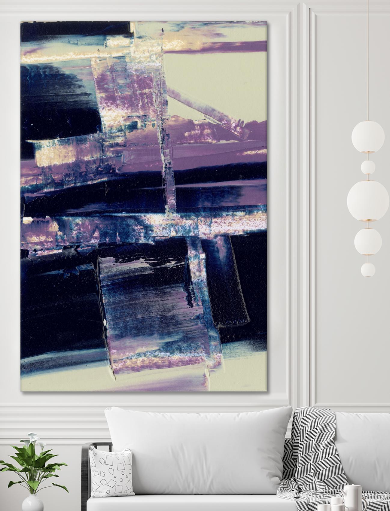 Violet Fusion I by Sharon Gordon on GIANT ART - pink abstract