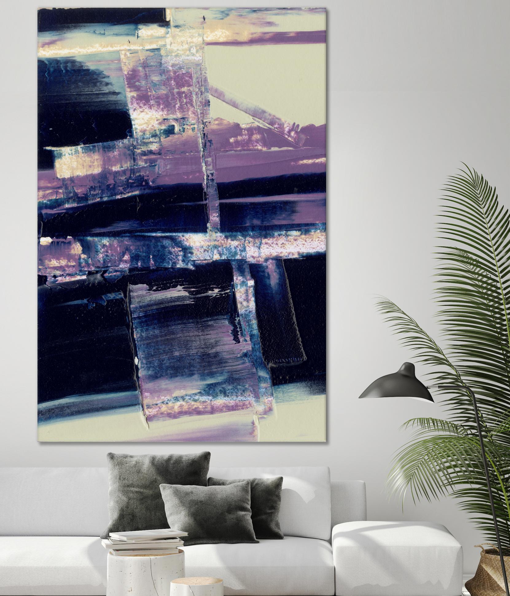 Violet Fusion I by Sharon Gordon on GIANT ART - pink abstract