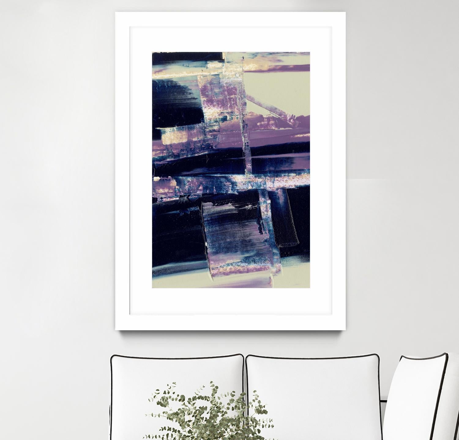 Violet Fusion I by Sharon Gordon on GIANT ART - pink abstract