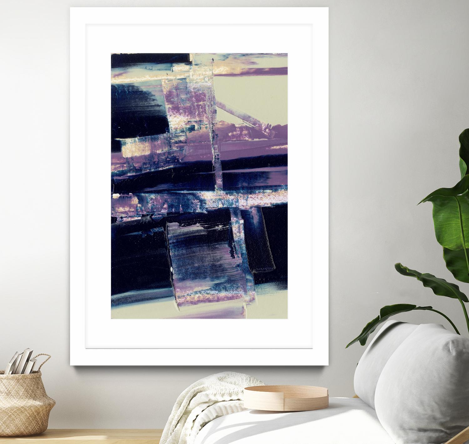 Violet Fusion I by Sharon Gordon on GIANT ART - pink abstract