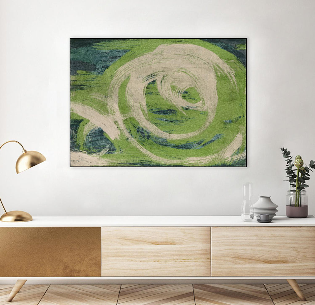 Waters Edge by Charles McMullen on GIANT ART - beige abstract