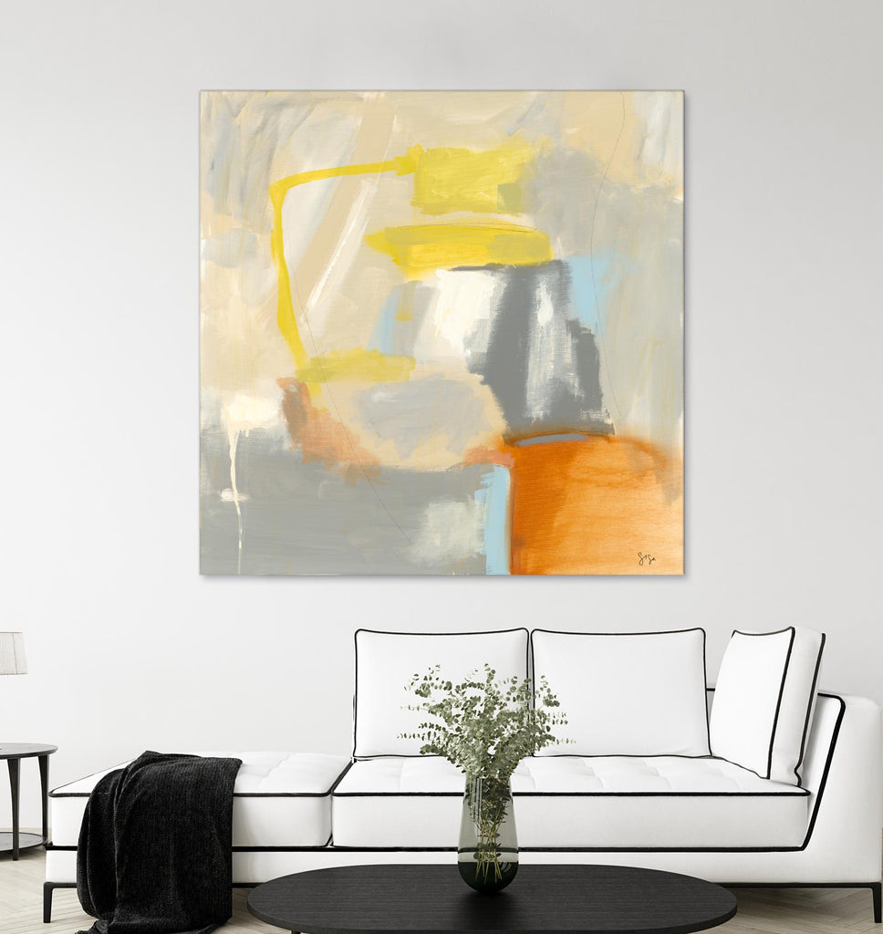 Sacred I by Sisa Jasper on GIANT ART - orange abstract