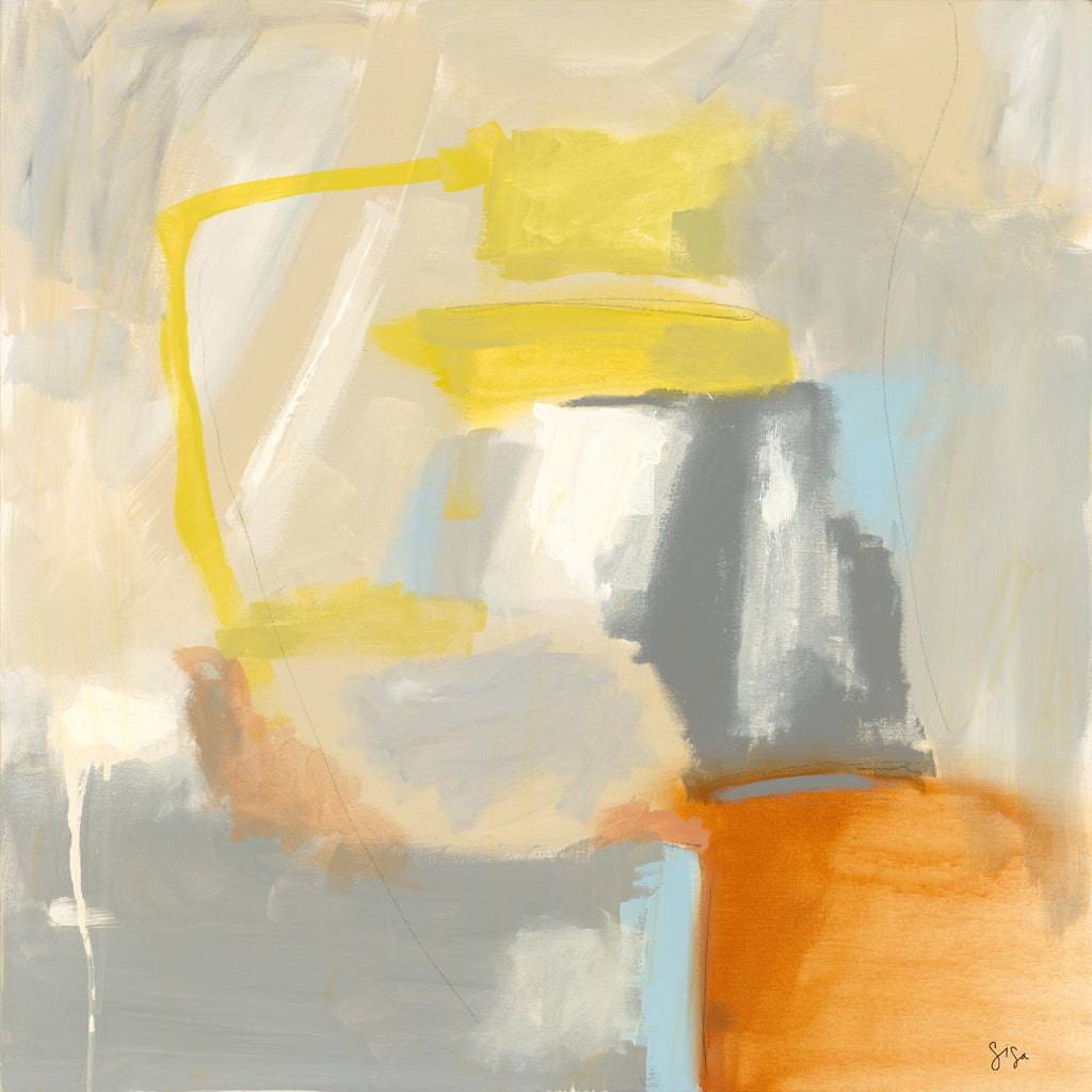 Sacred I by Sisa Jasper on GIANT ART - orange abstract
