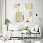 Molecular Motion IV by June Erica Vess on GIANT ART - beige shapes