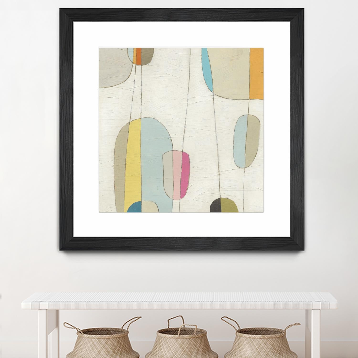 Molecular Motion IV by June Erica Vess on GIANT ART - beige shapes