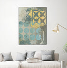 Dots and Stars II by Megan Meagher on GIANT ART - blue abstract