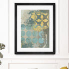 Dots and Stars II by Megan Meagher on GIANT ART - blue abstract