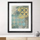 Dots and Stars II by Megan Meagher on GIANT ART - blue abstract