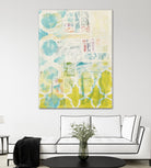 Lattice Progression I by June Erica Vess on GIANT ART - green abstract