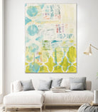 Lattice Progression I by June Erica Vess on GIANT ART - green abstract