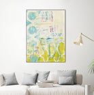 Lattice Progression I by June Erica Vess on GIANT ART - green abstract