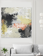 Gossamer Cloud II by June Erica Vess on GIANT ART - yellow abstract