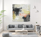 Gossamer Cloud II by June Erica Vess on GIANT ART - yellow abstract