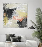 Gossamer Cloud II by June Erica Vess on GIANT ART - yellow abstract