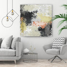 Gossamer Cloud II by June Erica Vess on GIANT ART - yellow abstract