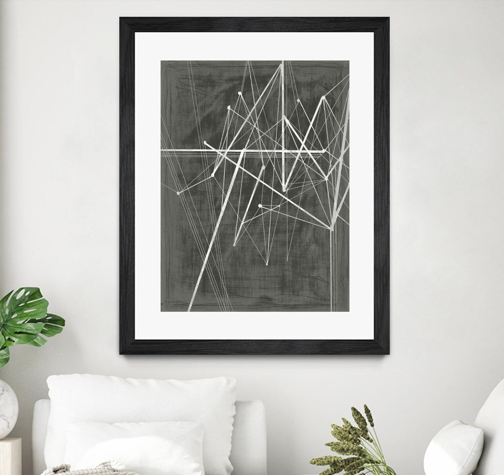Vertices II par Ethan Harper sur GIANT ART - formes géométriques blanches