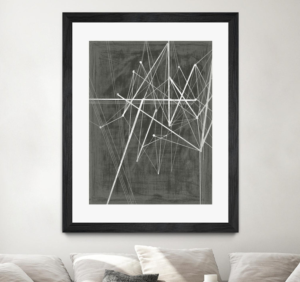 Vertices II par Ethan Harper sur GIANT ART - formes géométriques blanches