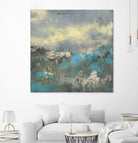 Painterly Field I by Jennifer Goldberger on GIANT ART - blue abstract
