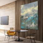 Painterly Field I by Jennifer Goldberger on GIANT ART - blue abstract